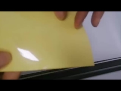 Klebeetikette für Versiegelungskisten oder -beutel mit Tansperant