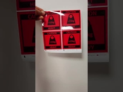 CMYK-Produktkennzeichnungssticker für die digitale Drucktechnik