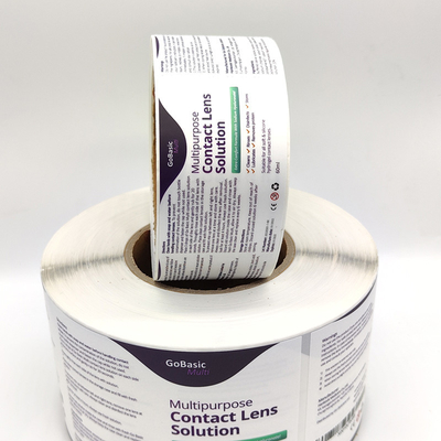 Flexo, das Film-Aufkleber-Rolle Matte Sticker Paper Rectangulars BOPP druckt