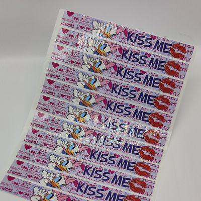 Flexo, das klebendes glattes Aufkleber-Papier Aufkleber Pantone PMS druckt