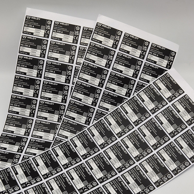 Papierverpackenaufkleber BOPP imprägniern die Lackierung von industriellen Aufklebern
