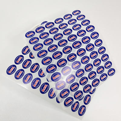 Glatte Gemischtwarenladen-Regal-Aufkleber Matte Custom Printed Food Labelss CMYK BOPP