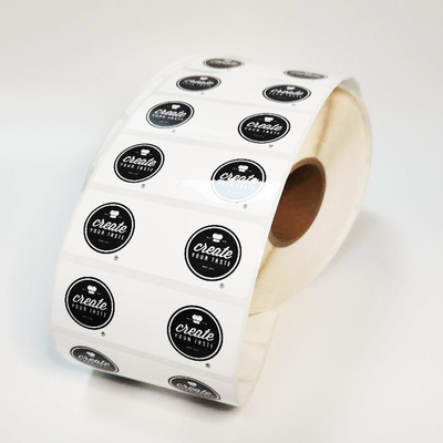BOPP-Film-Nahrungsmittelaufkleber PMS glatte Verpackenkasten-Dichtungs-Aufkleber