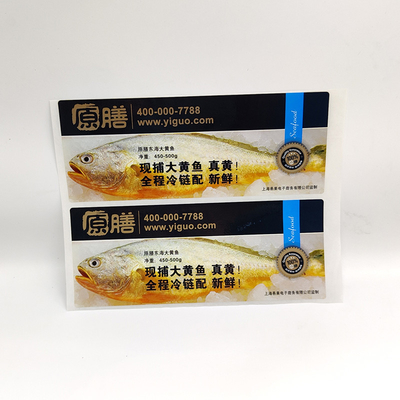 Synthetische Papier-Druck-Aufkleber Honey Packaging Labels Vinyls CMYK Digital