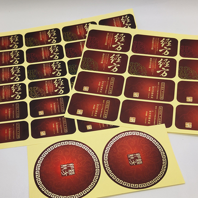 Schwarz-Aufkleber-Kosmetik Matte Lamination Cosmetic Sticker Labels-Gel-BOPP
