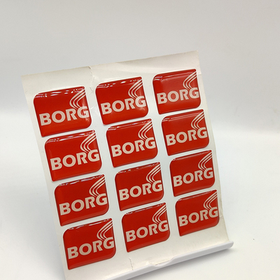 3M Adhesive Epoxidaufkleber PUs 3D klären Epoxidharz-Hauben-Aufkleber kundengebundenes Logo