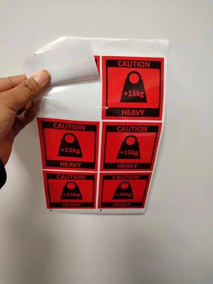 CMYK-Produktkennzeichnungssticker für die digitale Drucktechnik