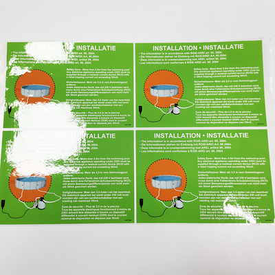 CDR Haushalt Reinigungs-Produkt-Aufkleber Wesensmerkmale-Aufkleber PVCs CMYK