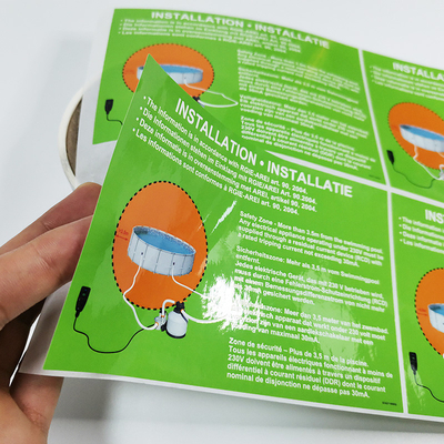 CDR Haushalt Reinigungs-Produkt-Aufkleber Wesensmerkmale-Aufkleber PVCs CMYK