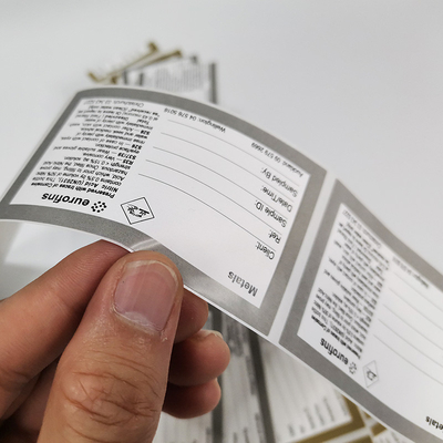 CMYK, das Verpackenaufkleber lackiert