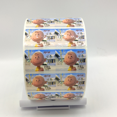 Synthetisches Aufkleber-Papier Matte Lamination Self Adhesive Label-Aufkleber-CMYK
