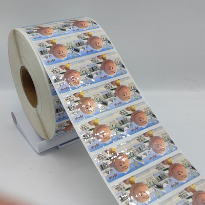 Synthetisches Aufkleber-Papier Matte Lamination Self Adhesive Label-Aufkleber-CMYK