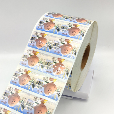 Synthetisches Aufkleber-Papier Matte Lamination Self Adhesive Label-Aufkleber-CMYK