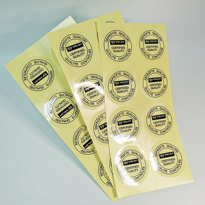 Klarer Aufkleber Flexo-HAUSTIER Film-selbstklebendes synthetisches Papier des Vinylbopp klebender