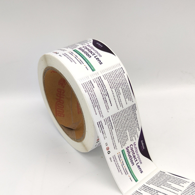 Flexo, das Film-Aufkleber-Rolle Matte Sticker Paper Rectangulars BOPP druckt