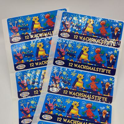 BOPP-Film-klebende Aufkleber lackieren glatten Matte Laminated Sticker Paper