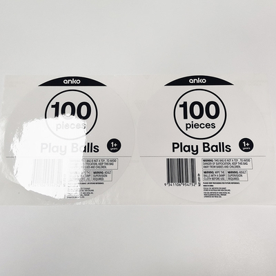 Lackierung Verpackenaufkleber rechteckigen Matte Waterproof Paper Vinyl