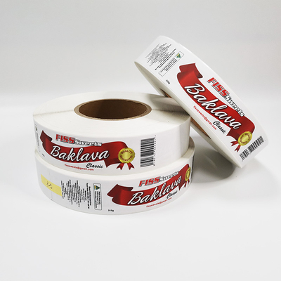 Wasserdichte synthetische Papieraufkleber-Rolle Matte Bottle Packaging Label Stickerss CMYK