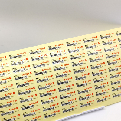 Logo Print Pantone Color Stickers fertigte wasserdichten glatten Rollenvinylaufkleber besonders an