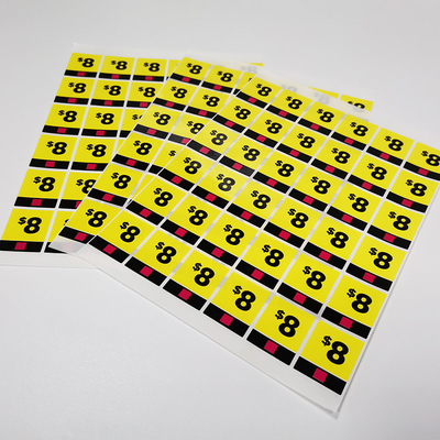 BOPP CMYK fertigen beschriftet glatte kundenspezifische Besetzer-Beweis-Aufkleber kundenspezifisch an