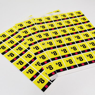 BOPP CMYK fertigen beschriftet glatte kundenspezifische Besetzer-Beweis-Aufkleber kundenspezifisch an