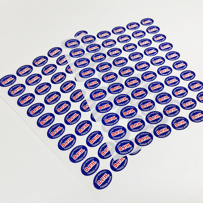 Glatte Gemischtwarenladen-Regal-Aufkleber Matte Custom Printed Food Labelss CMYK BOPP