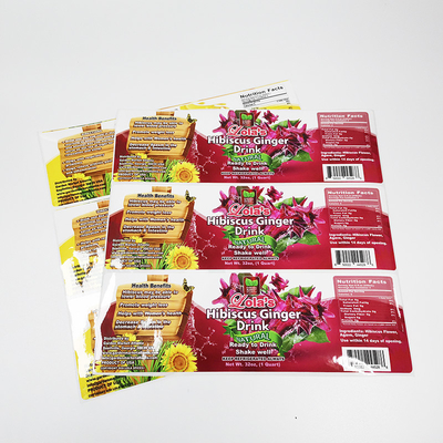 Film PMS des Pantone-Lebensmittelverpackungs-Aufkleber-BOPP, der Aufkleber druckt