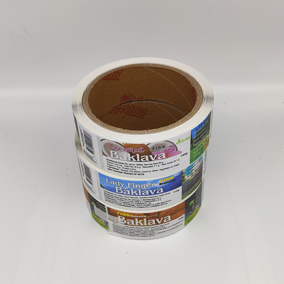 NahrungsmittelCMYK Digital aufkleber Matt Varnishing Cookies Storage Box-Aufkleber