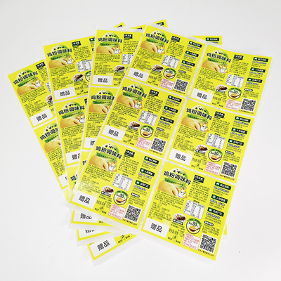 Avery Paper Food Adhesive Labels, der CMYK-Nahrungsmittel-Aufkleber würzt
