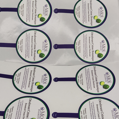 Getränkeflaschen-Dichtungs-Aufkleber Lutscher-kundenspezifische Juice Bottle Labels Waterproofs BOPP
