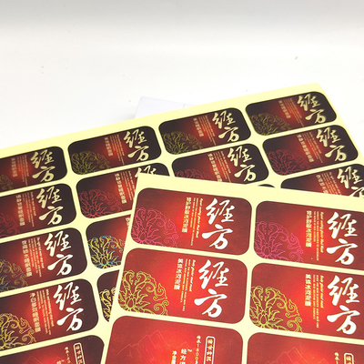 Schwarz-Aufkleber-Kosmetik Matte Lamination Cosmetic Sticker Labels-Gel-BOPP
