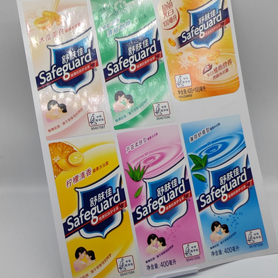 Chemische Produkt-Aufkleber BOPP STREICHELN Matte Pantone Hand Sanitizer Labels