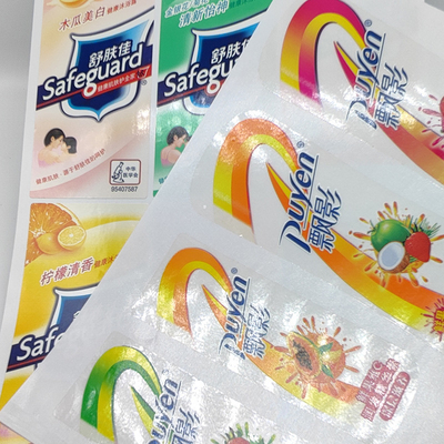 Chemische Produkt-Aufkleber BOPP STREICHELN Matte Pantone Hand Sanitizer Labels