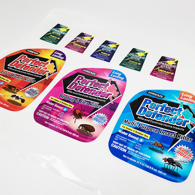 Offsetdruck-chemische Produkt-Aufkleber-tägliche Haushalt Bopp-Rollenaufkleber
