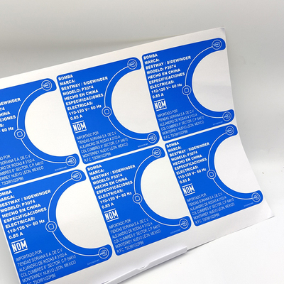 Entfernbarer Vinylaufkleber-selbstklebende Wäscherei-Papieraufkleber des Haushalts-BOPP