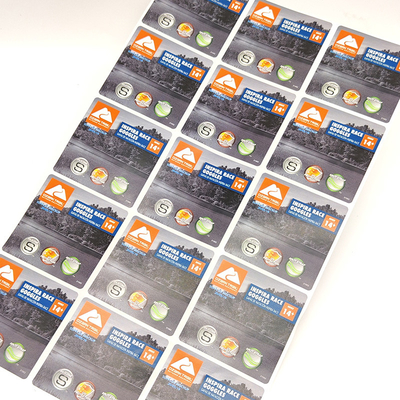 Kreis-CMYK-Haushalts-Wesensmerkmale beschriftet BOPP ovalen Waschmittel-Papieraufkleber