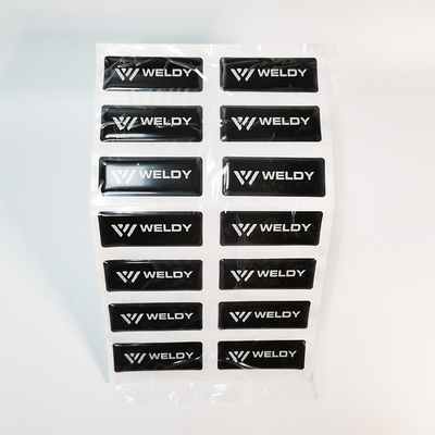 Glatte Epoxy-Kleber Aufkleber Crystal Clear Epoxy Dome Stickers der Laminierungs-3D