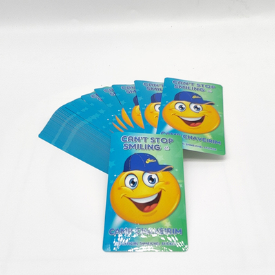 Dauerhafter Laminierungs-Kleber CMYK kundenspezifischer gestempelschnittener glatter Aufkleber-BOPP