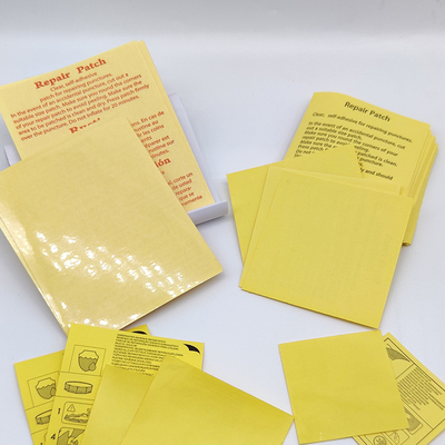 aufblasbare Reparatur 7x7 cm bessert Pool-Floss-Flecken-Ausrüstung PVCs klebende aus