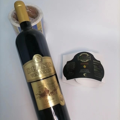CMYK-Vinylfolien-Getränkeflaschenetiketten für Getränke, Wein
