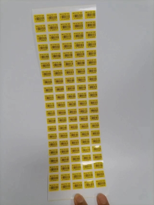 Extra kleine, selbstklebende Barcode-Etiketten für Leiterplatten elektronischer Komponenten
