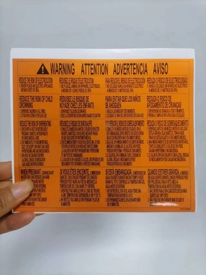 Wasserdichte Metallsticker für Verpackungsetiketten Silber Polyester