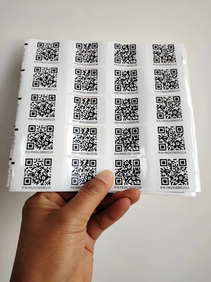 Kuss Schnitt unterschiedliche Größen Custom Smart Qr Aufkleber Etiketten Aufkleber