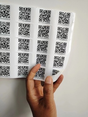 Kuss Schnitt unterschiedliche Größen Custom Smart Qr Aufkleber Etiketten Aufkleber