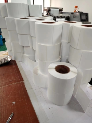 Wärmepapier Verpackung Etiketten Aufkleber Rechteckiges Matte Wasserdichtes Papier Vinyl