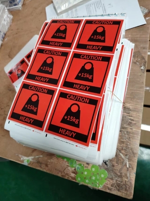 CMYK-Produktkennzeichnungssticker für die digitale Drucktechnik