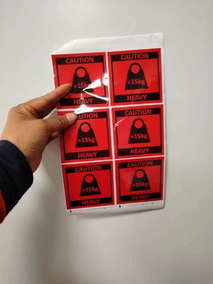 CMYK-Produktkennzeichnungssticker für die digitale Drucktechnik