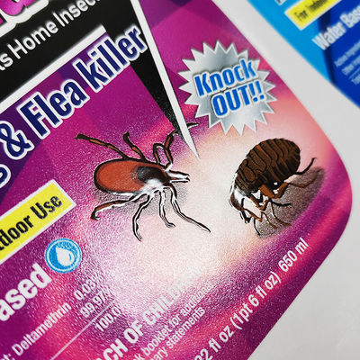 Offsetdruck-chemische Produkt-Aufkleber-tägliche Haushalt Bopp-Rollenaufkleber