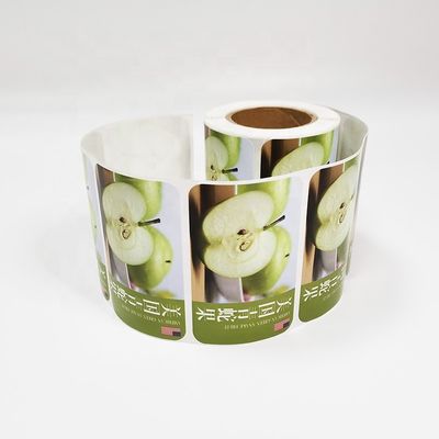 Kreis Lebensmittelklebstoff Etiketten Film Rückendeckung Minimal MOQ 1000pcs