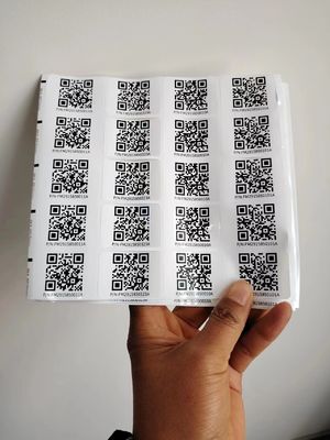 Kuss Schnitt unterschiedliche Größen Custom Smart Qr Aufkleber Etiketten Aufkleber